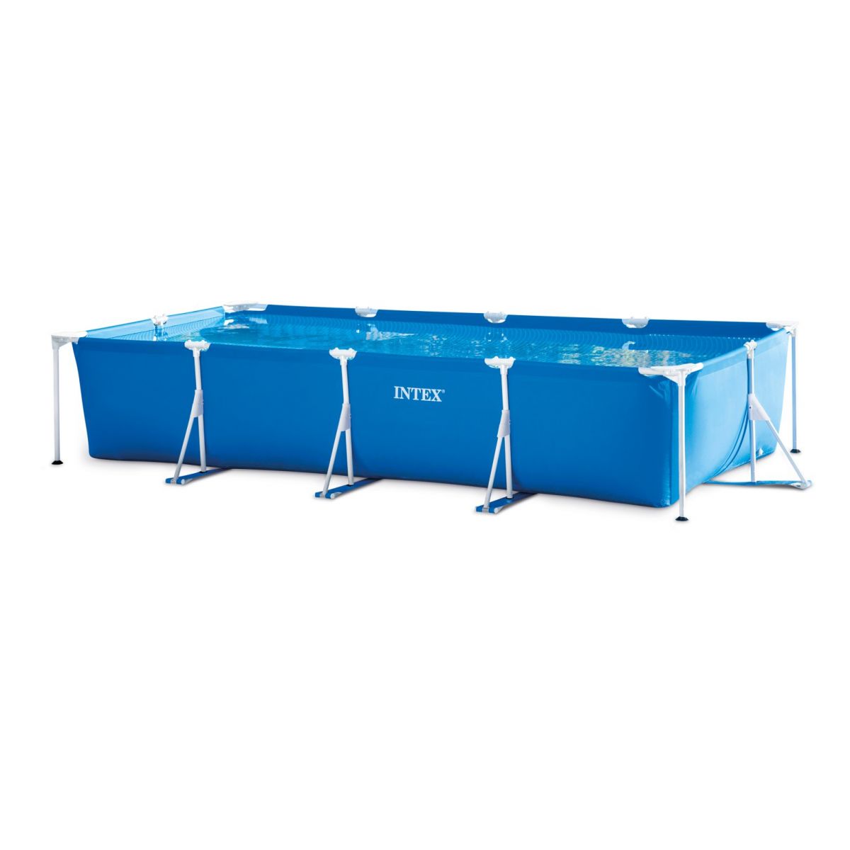 Бассейн каркасный 450x220x84 см с фильтром-насосом прямоугольный INTEX 28274NP Бассейн каркасный 450x220x84 см с фильтром-насосом прямоугольный INTEX 28274NP